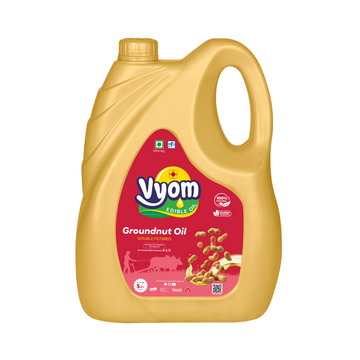 Vyom Groundnut Oil – 5 Ltr | 100% Pure & Natural